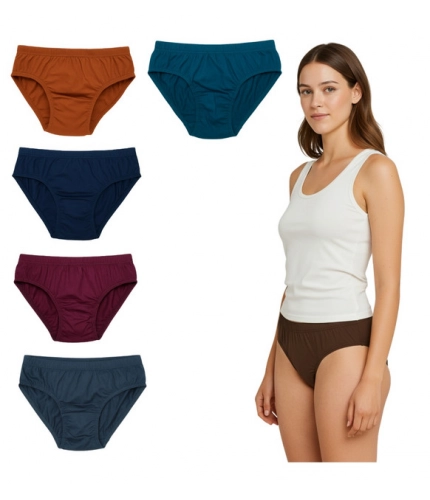 Pack of_6 Women's Cotton Solid Hipster Panty (Multicolor)