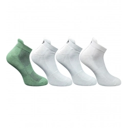 4_Pair Set Unisex Casual Cotton Printed Ankle Length Socks (Multicolor)