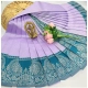 Women's Soft Silk Printed Saree With Unstitched Blouse 5.5Mtr (Lavender)