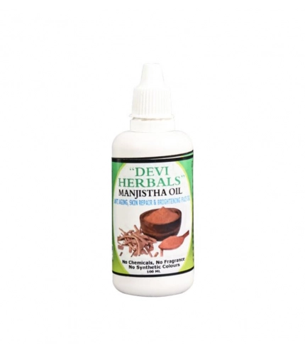 Devi Herbal Manjistha 50 ML Oil - Natural, Anti-Aging And Breathable Hair Oil