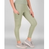 Dropship Women's Polyester Solid Ankle length High Waisted Tights (Sea Green)