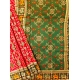 Women's Patola Silk Meena And Zari Woven Saree With Unstitched Blouse 5.5Mtr (Red)