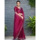 Women's Rangoli Diamond Weaving - Stone Work Saree With Unstitched Blouse 5.5Mtr (Maroon) Women's Rangoli Diamond Weaving - Stone Work Saree With Unstitched Blouse 5.5Mtr (Maroon)