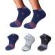 3_Pair Set Unisex Casual Cotton Printed Low Cut Socks (Multicolor)