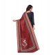 Women's chanderi silk Printed Dupatta (Maroon, Length: 2 Mtr) Women's chanderi silk Printed Dupatta (Maroon, Length: 2 Mtr)