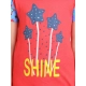 Girl's Cotton Hosiery Printed Night Suit Set (Red-Blue) Girl's Cotton Hosiery Printed Night Suit Set (Red-Blue)