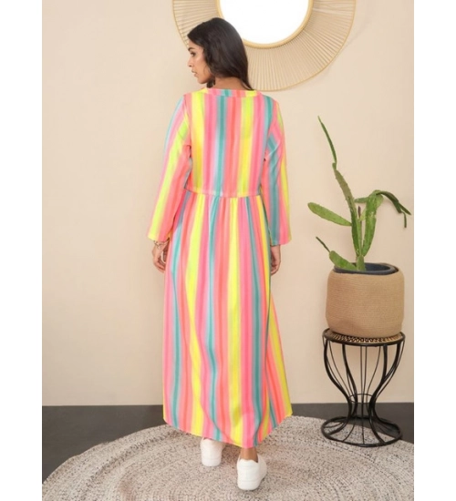 Women's Polyester Crepe Printed Long Sleeves Shrug (Multicolor) Women's Polyester Crepe Printed Long Sleeves Shrug (Multicolor)