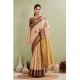 Women's Silk Blended Jaquard Woven Saree With Unstitched Blouse 5.5Mtr (Beige) Women's Silk Blended Jaquard Woven Saree With Unstitched Blouse 5.5Mtr (Beige)