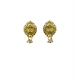Women's Pack of_2 Brass Gold-Plated Earrings (Gold)