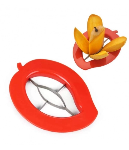 Pack of 5_Mango Cutter And Slicer Tool – with Stainless Steel Blades (Color: Assorted )