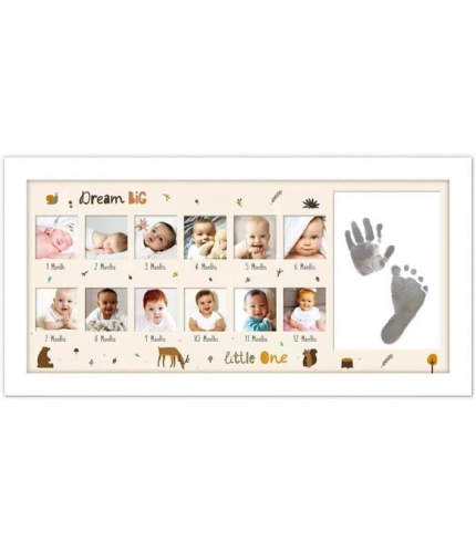 Acrylic Footprint Hand Printbaby Photo Frame Ink Pad Photo Frame (Multicolor)