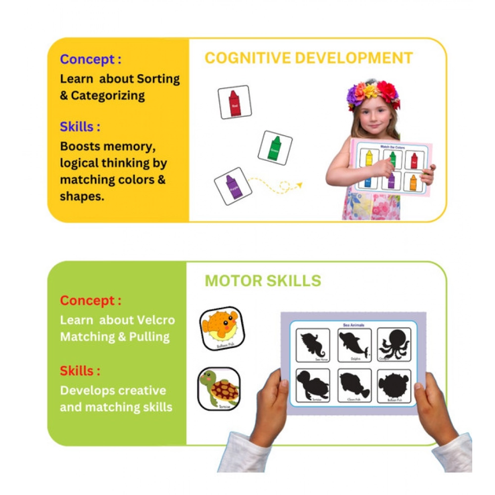 Mini Busy Book – Early Learning Activity Book for Kids (2–4 Years, Multicolor)