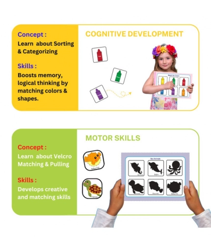 Mini Busy Book – Early Learning Activity Book for Kids (2–4 Years, Multicolor)