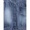 Girl's Denim Embroidered Sleeveless Jumpsuit (Blue) Girl's Denim Embroidered Sleeveless Jumpsuit (Blue)