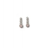 Women's Brass Silver Plated Necklace set (Pink)