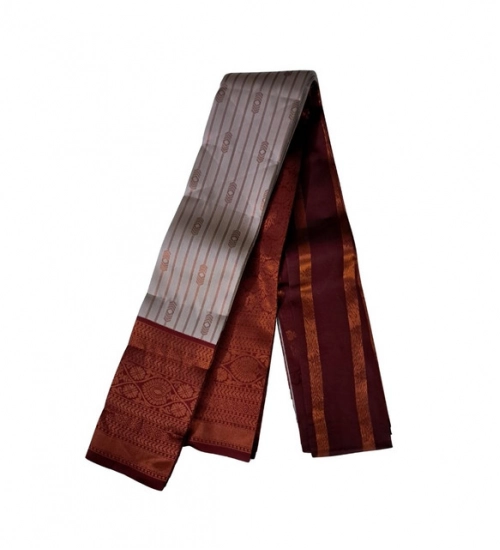 Women's Soft Silk Wooven Saree With Unstitched Blouse 5.5Mtr (Multicolor)