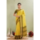 Women's Silk Blended Jaquard Woven Saree With Unstitched Blouse 5.5Mtr (Yellow) Women's Silk Blended Jaquard Woven Saree With Unstitched Blouse 5.5Mtr (Yellow)
