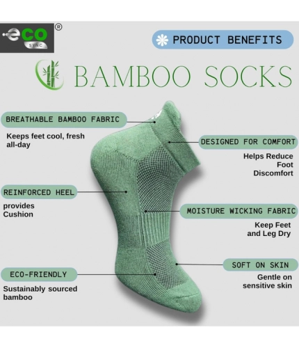 4_Pair Set Unisex Casual Cotton Printed Ankle Length Socks (Multicolor)
