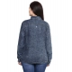 Women's Denim Solid Long Sleeves Shirt (Blue) Women's Denim Solid Long Sleeves Shirt (Blue)