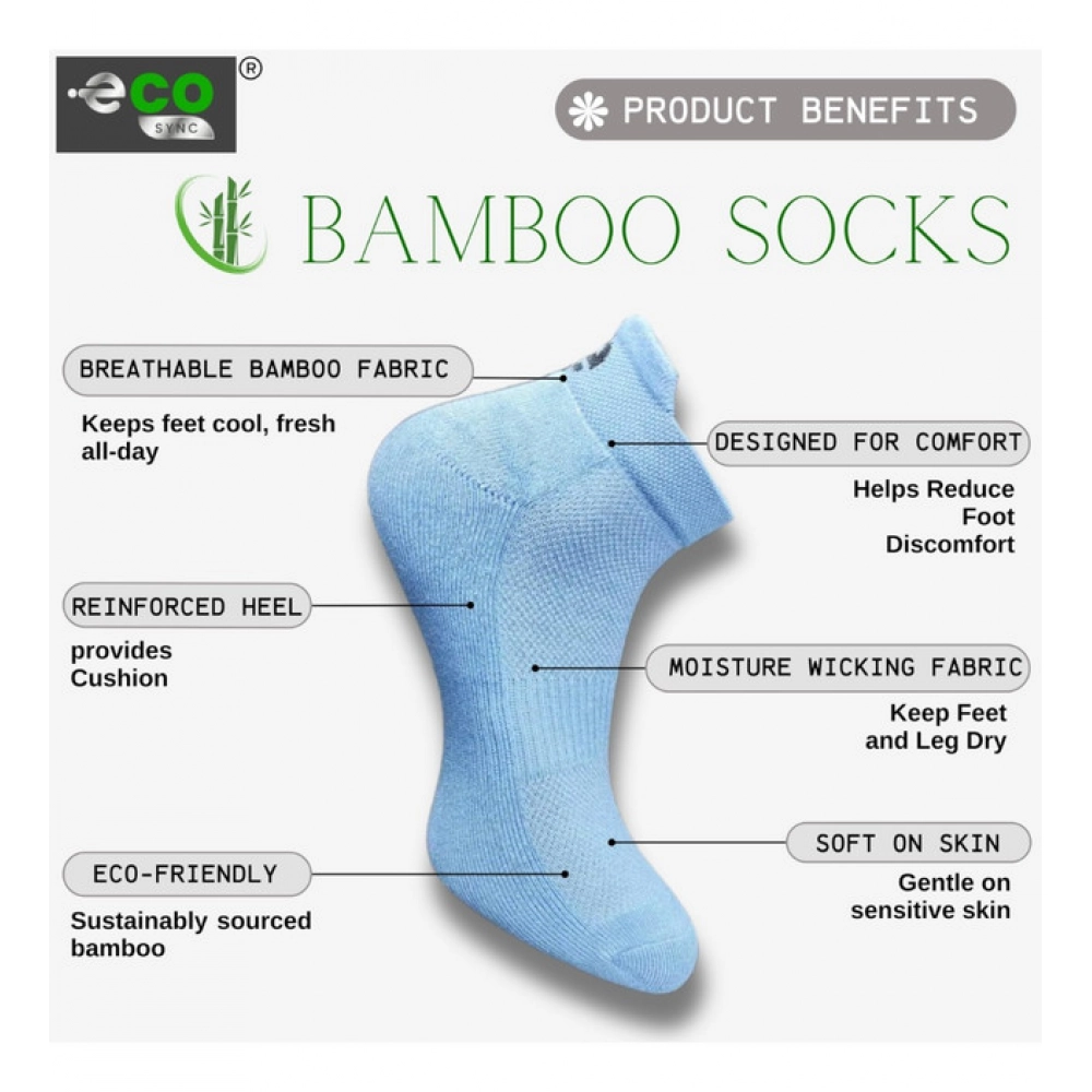 4_Pair Set Unisex Casual Cotton Printed Ankle Length Socks (Multicolor)