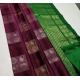 Women's Litchi silk Printed Saree With Unstitched Blouse (Brown With Green) Women's Litchi silk Printed Saree With Unstitched Blouse (Brown With Green)
