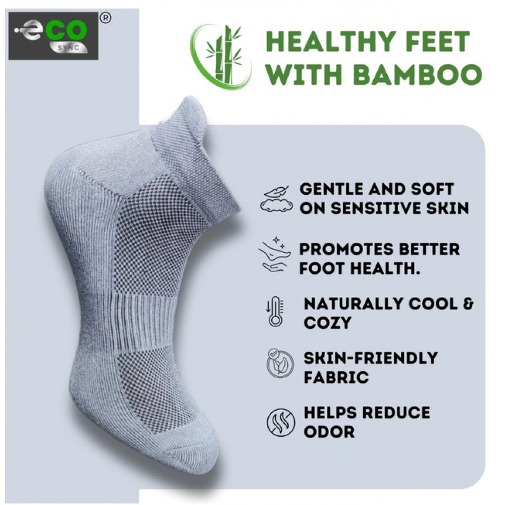 4_Pair Set Unisex Casual Cotton Printed Ankle Length Socks (Multicolor)