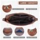 Women's PU Leather Zipper Sling Bag