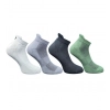 4_Pair Set Unisex Casual Cotton Printed Ankle Length Socks (Multicolor)