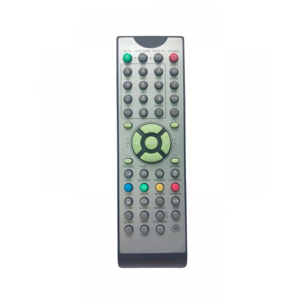 Ecomoye CRT TV Remote No. URC49, Compatible/Replacement for Sansui CRT TV Remote Control, Grey (Exactly Same Remote will Only Work)