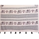 Women's Linen Cotton Printed Saree With Unstitched Blouse 5.5Mtr (Off White) Women's Linen Cotton Printed Saree With Unstitched Blouse 5.5Mtr (Off White)