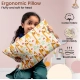 Soft Plush Printed Baby Infant Pillow for Kids Age 1 To 5 Years (Mustard)