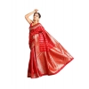 Women's Soft Lichi Silk Printed Saree With Unstitched Blouse 5.5Mtr (Red) Women's Soft Lichi Silk Printed Saree With Unstitched Blouse 5.5Mtr (Red)