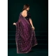 Women's Net Sequence Saree With Unstitched Blouse 5.5Mtr (Purple) Women's Net Sequence Saree With Unstitched Blouse 5.5Mtr (Purple)