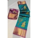 Women's Digital Dolla Silk Printed Saree With Unstitched Blouse 5.5Mtr (Turquoise Green) Women's Digital Dolla Silk Printed Saree With Unstitched Blouse 5.5Mtr (Turquoise Green)
