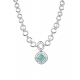 Women's Brass Silver Plated Necklace set (Turquoise) Women's Brass Silver Plated Necklace set (Turquoise)