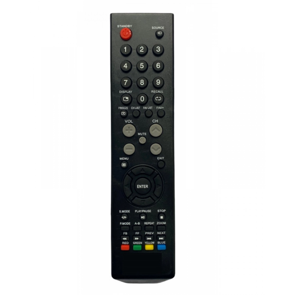 Ecomoye LCD/LED Remote No. 785, Compatible/Replacement for Godrej LCD/LED TV Remote, Black (Exactly Same Remote will Only Work)