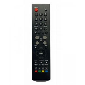 Ecomoye LCD/LED Remote No. 785, Compatible/Replacement for Godrej LCD/LED TV Remote, Black (Exactly Same Remote will Only Work)