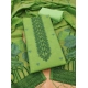 Women's Banarasi Silk Printed Unstitched Salwar Suit Material With Dupatta (Pista, 3Mtrs)