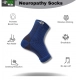 3_Pair Set Unisex Casual Cotton Printed Ankle Length Support Socks (Multicolor)