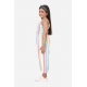 Girl's Polyester Cotton Blend Striped Sleeveless Jumpsuit (Multicolor) Girl's Polyester Cotton Blend Striped Sleeveless Jumpsuit (Multicolor)