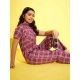 Girl's Cotton Checkered Short Sleeves Jumpsuit (Pink) Girl's Cotton Checkered Short Sleeves Jumpsuit (Pink)