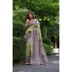 Women's Faux_Tussar Ethnic_Print Saree With Unstitched Blouse 5.5Mtr (Olive) Women's Faux_Tussar Ethnic_Print Saree With Unstitched Blouse 5.5Mtr (Olive)
