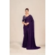 Women's Printed Brasso Saree With Unstitched Blouse (Purple, 5-6 Mtrs) Women's Printed Brasso Saree With Unstitched Blouse (Purple, 5-6 Mtrs)