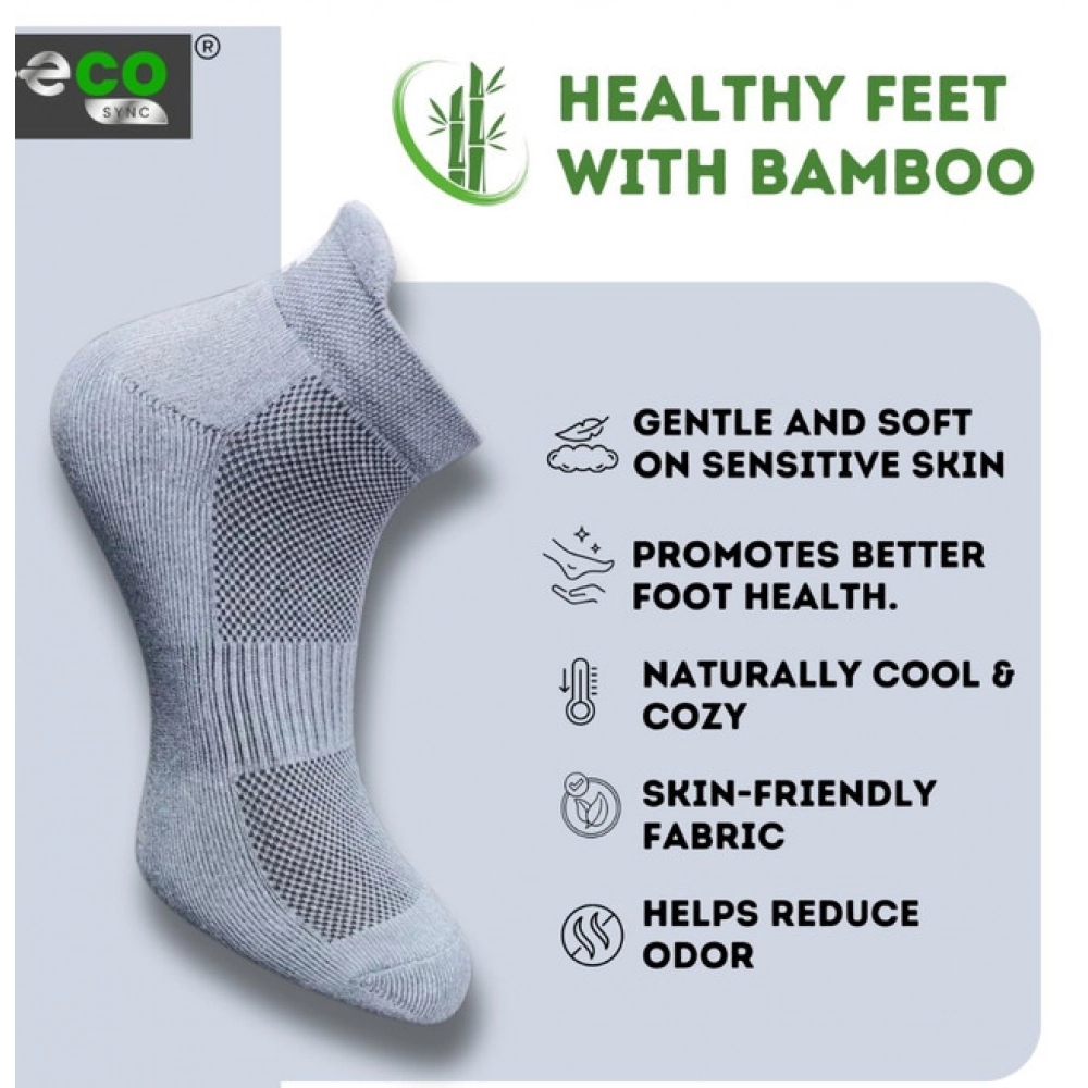 4_Pair Set Unisex Casual Cotton Printed Ankle Length Socks (Multicolor)