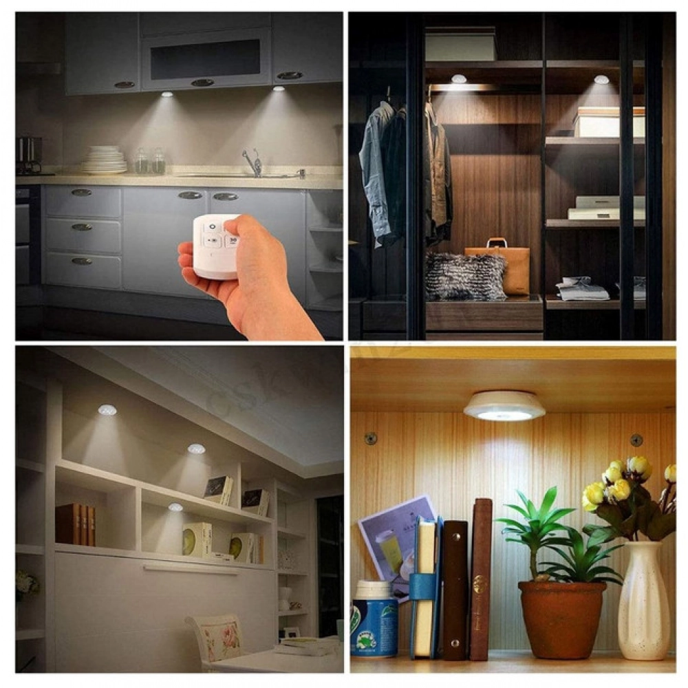 Plastic COB LED Lights with Wireless Remote Control Hot