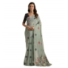 Women's Blended_Cotton Floral Motifs And Woven Buttas Saree With Unstitched Blouse 5.5Mtr (Teal) Women's Blended_Cotton Floral Motifs And Woven Buttas Saree With Unstitched Blouse 5.5Mtr (Teal)