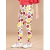 Girl's Cotton Lycra Floral Elasticated Jeggings (Multicolor) Girl's Cotton Lycra Floral Elasticated Jeggings (Multicolor)
