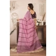 Women's Faux Linen Geometric Ready to wear Saree With Unstitched Blouse 5.5Mtr (LightPink) Women's Faux Linen Geometric Ready to wear Saree With Unstitched Blouse 5.5Mtr (LightPink)