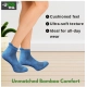 4_Pair Set Unisex Casual Cotton Printed Ankle Length Socks (Multicolor)