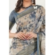 Women's Polyester Printed Saree With Unstitched Blouse 5.5 Mtr (Multicolor)